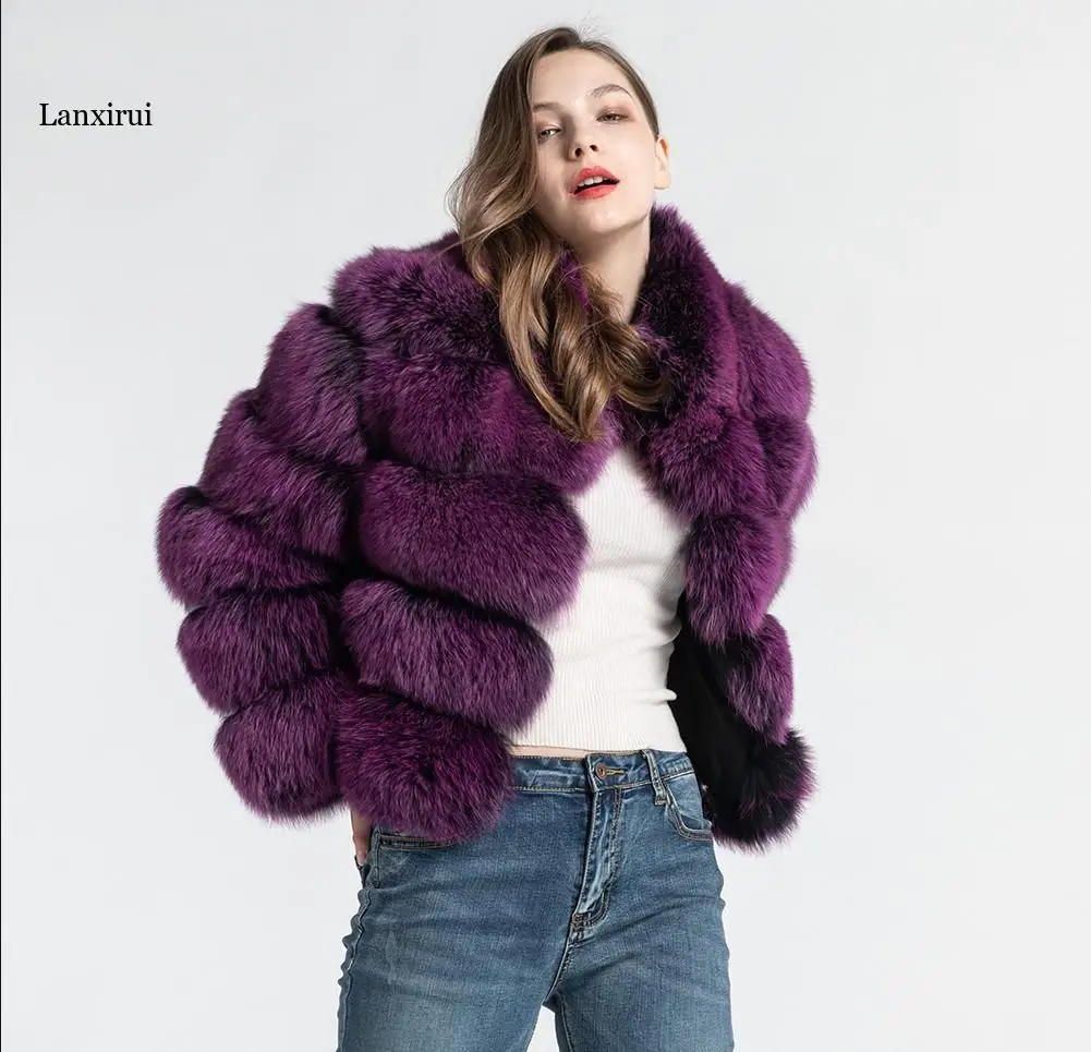

Winter Women High Quality Faux Rabbit Fur Coat Luxury Long Fur Coat Loose Lapel OverCoat Thick Warm Female Plush Coats
