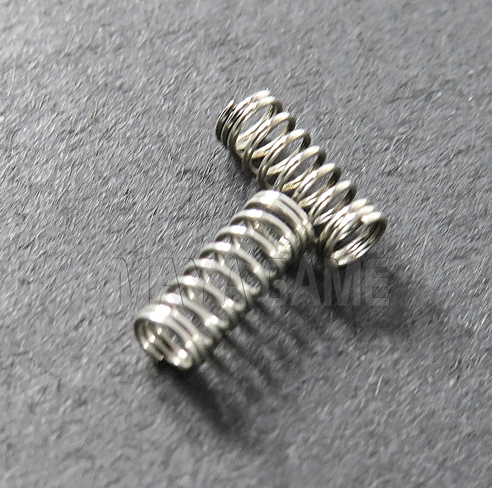 10 peças para nintend switch ns joy-con joycon reparação primavera para nintend switch controlador l r zl zr fivelas de bloqueio de metal