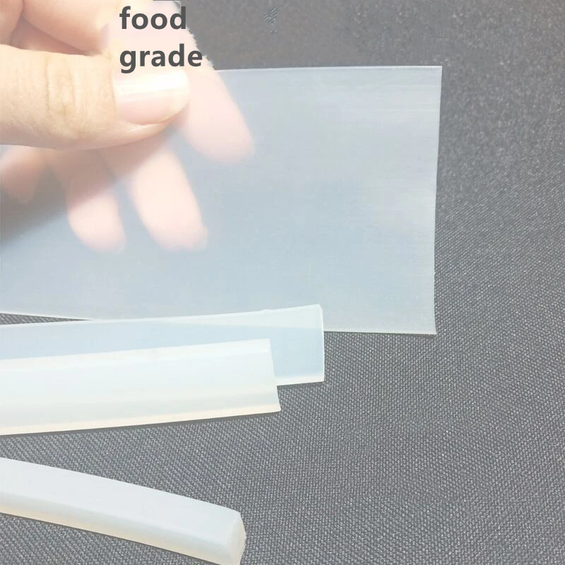 

Custom Solid Silicone Strip Seal Heat-resistance Sealing Bar Food Grade 1mm 2mm 3mm 4mm 5mm 6mm 7mm 8mm 10mm