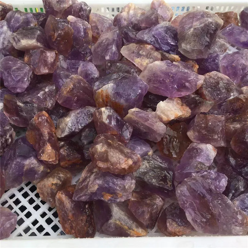 Natural Raw Quartz Healing Stone Amethyst Citrine Ametrine Rough For Home Decoration