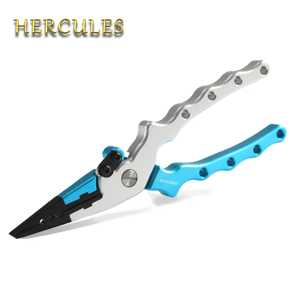 

Multipurpose Fishing Pliers Fishing Aluminum Alloy Hook Remover Split Ring Cutters with Sheath Lanyard Secure Plier Fish Tackle