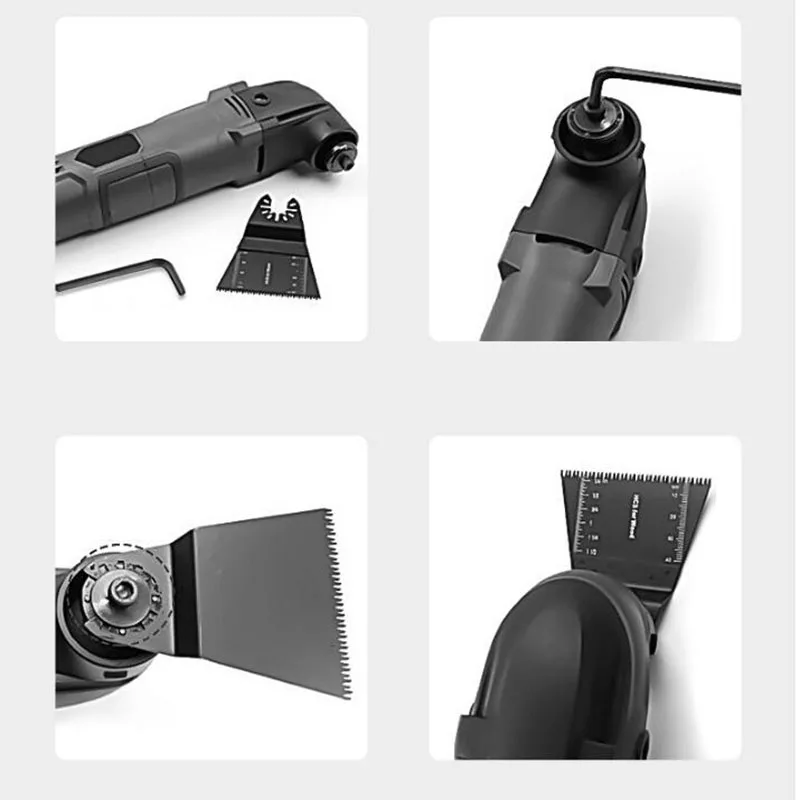 Lame per seghe oscillanti taglio HCS legno Multitool accessori a sgancio rapido