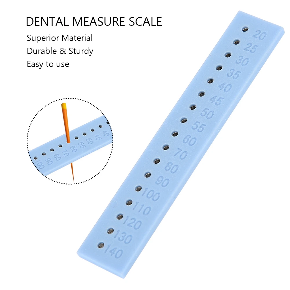 

Gutta-percha Points Span Measure Scale Root Canal Measuring Ruler Length Dental Tools Instruments Safe Antirust High Precision