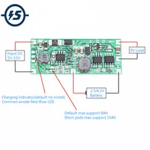 DC 5V 9V 12V UPS Power Module for Lithium Batteries #3