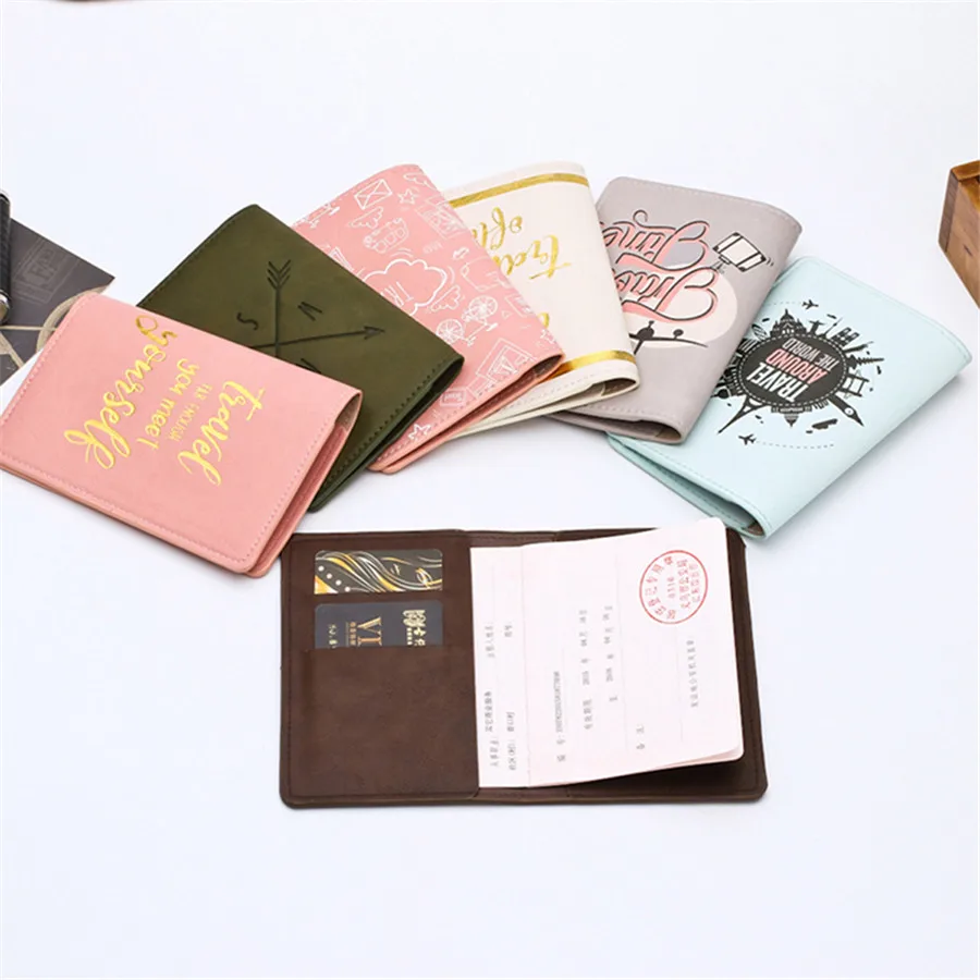 Zoukane New Cover Travel Passport Cover Card Case Women Men Travel Credit Card Holder Travel ID&Document Passport Holder CH02C