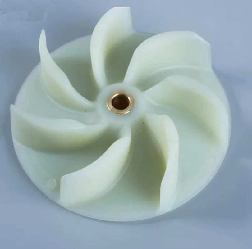 Vacuum cleaner parts also Dust-free saw 7-blade plastic impeller with 8mm central hole