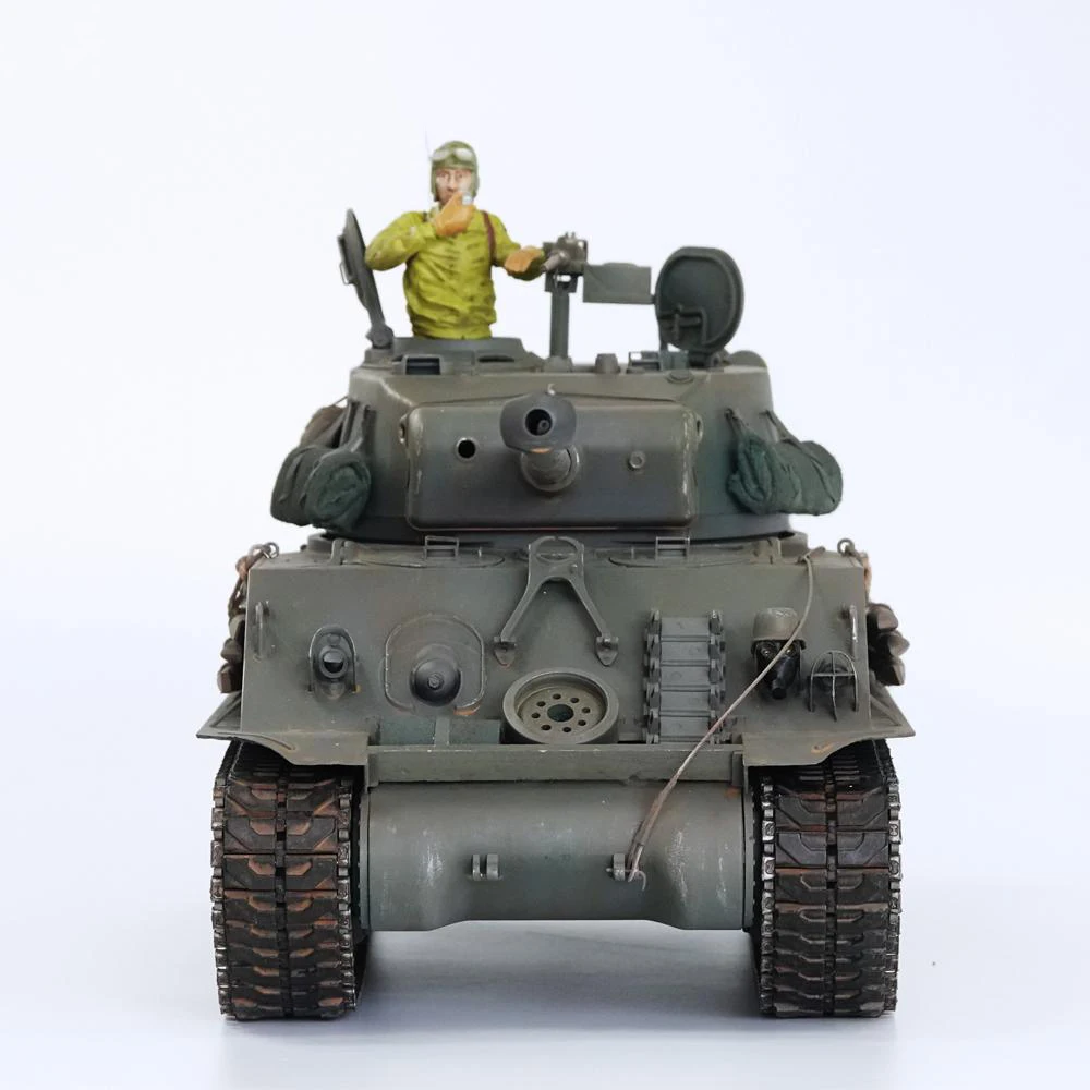 1/16 FURY Shermann M4A3E8 Heavy Hand-Made Tank  2.4G RC RTR WW2 Military Army Model Panzer Remote Control Easy Eight Brad Pitt