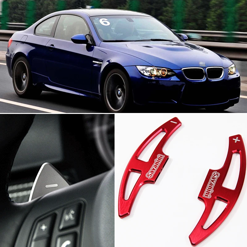 

Для BMW M3 2009-2013 2 шт. Алюминиевый Рычаг переключения передач на руль удлинитель автомобильный Стайлинг