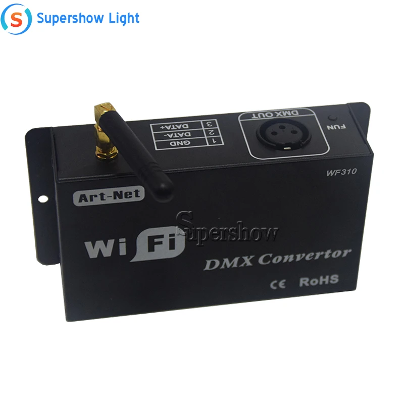 Imagem -03 - Sistema wi fi Led Dmx 512 Controlador Conversor por Android ou Ios Sistema wi fi Multi Ponto Controlador Dmx Novo