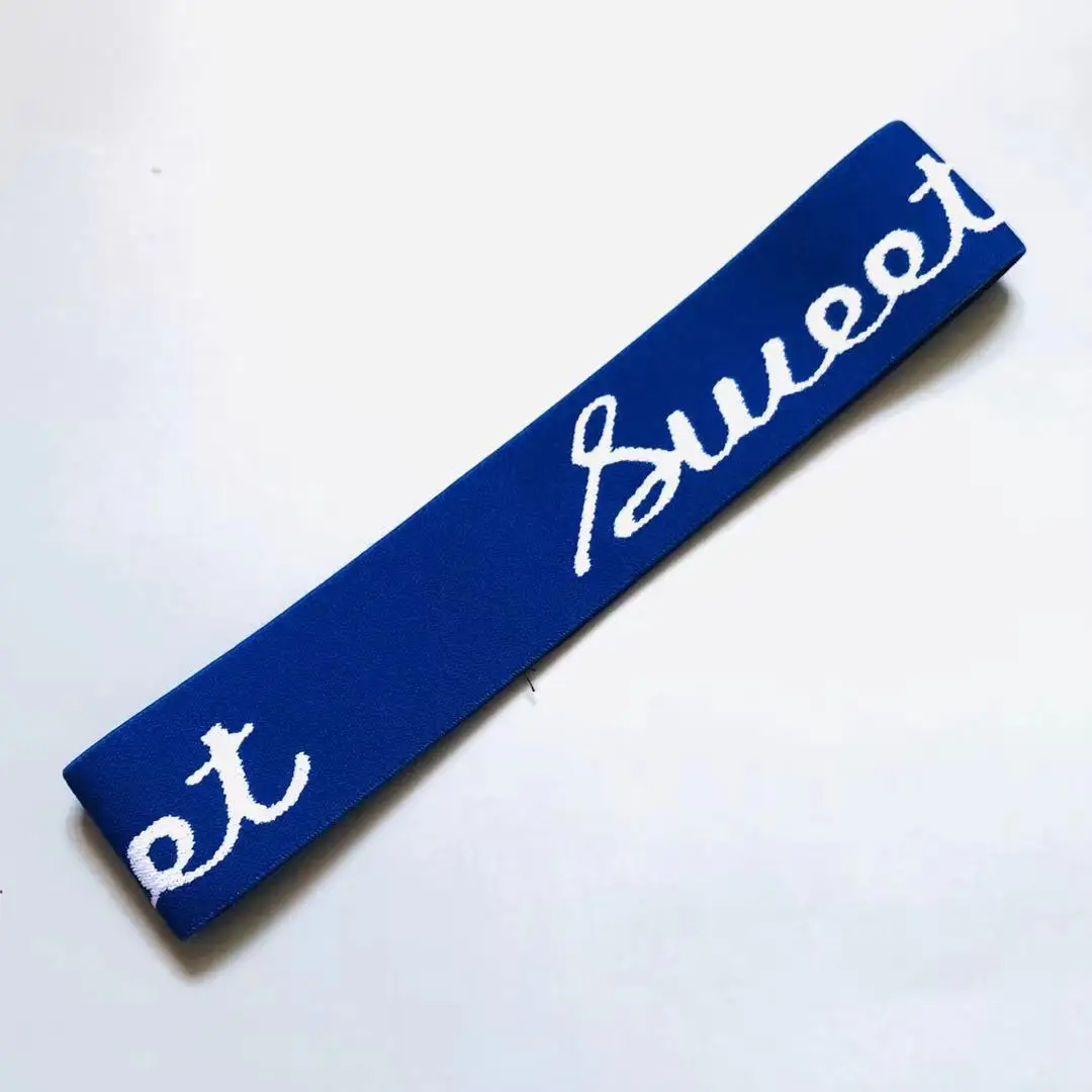 Boys Solid Letter Sweet Sport Head Band Sweatband For Girls Elastic Headband Basketball Football Dance Hairband Kids Accessories