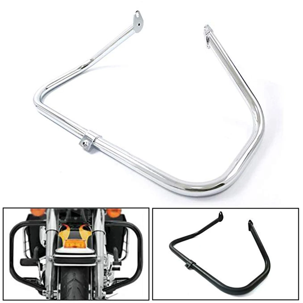 Compatible With Harley Road King Street FLHT FLHX FLHR FLTR Electra Glide Ultra 98-2008 Bumper Engine Guard Crash Bar Protector