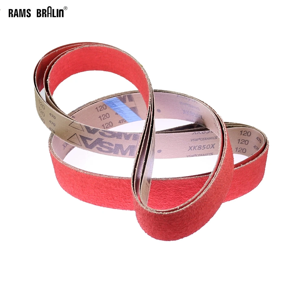 

1 piece XK850X 2000x50mm Ceramic Abrasive Sanding Belts for Superhard Steel Grinding