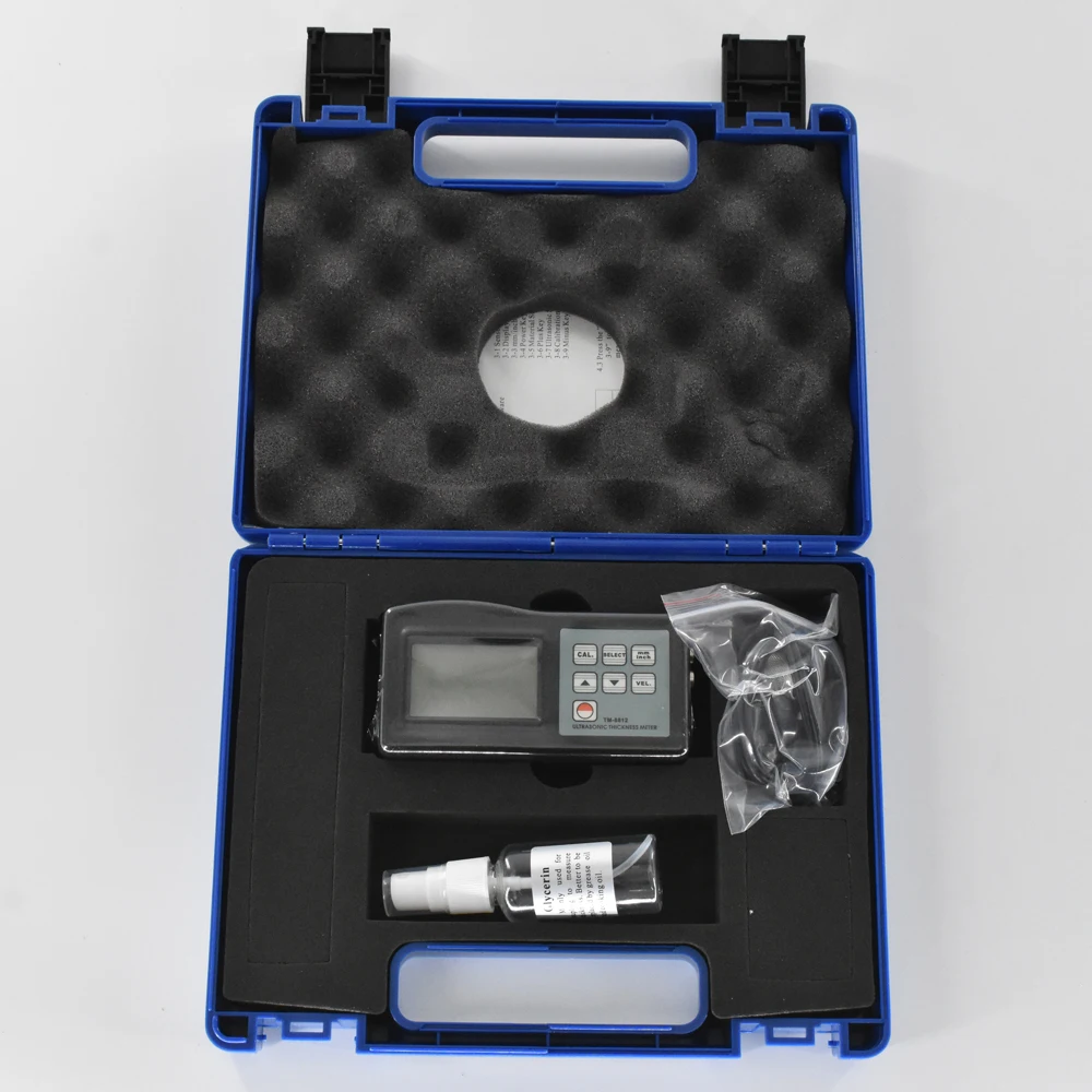 

TM-8812 Handheld Digital Ultrasonic Thickness Gauge Meter (1.2-200mm,0.05- 8 inch)Metal Thickness Tester