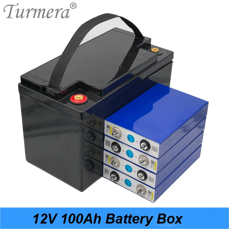 Lifepo4-Batterie-Aufbewahrungsbox, 12 V, 80 Ah, 90 Ah, 105 Ah, 200 Ah, 3,2 V, für Solarstromanlage und unterbrechungsfreie Stromversorgung, 12 V, Verwendung von Turmera