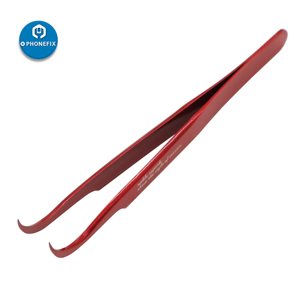 MECHANIC Tweezer Toughness Precision Tweezers for Electronics Repair Tool Kit Curved Tweezer Straight Tweezer for iPhone Repair