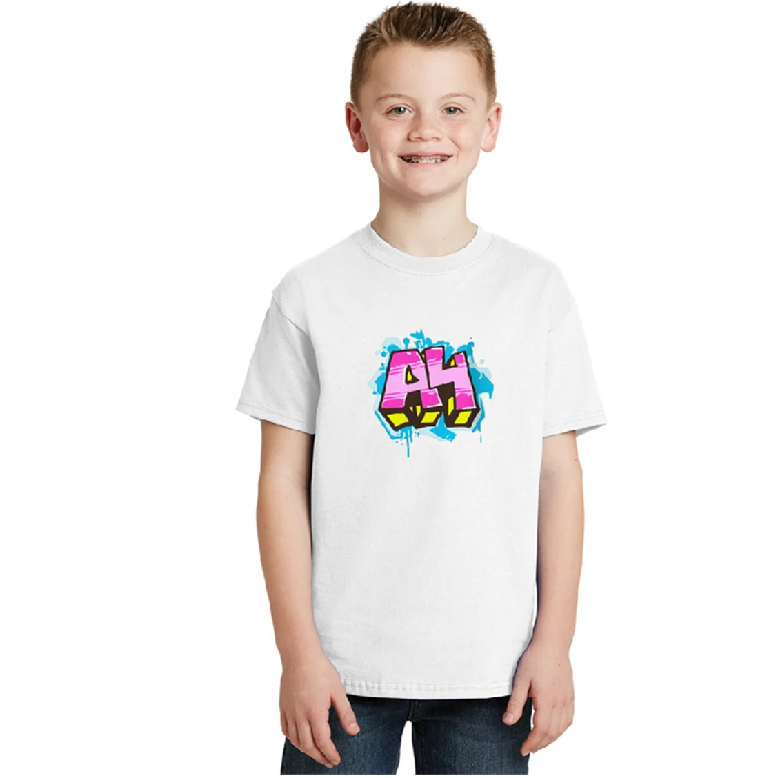 Vlad A4 New Merch Kids Shirt Summer Cotton Tee Shirt Lamba Gelik Paper 100% Cotton Children's Clothes Street Wear Outfits