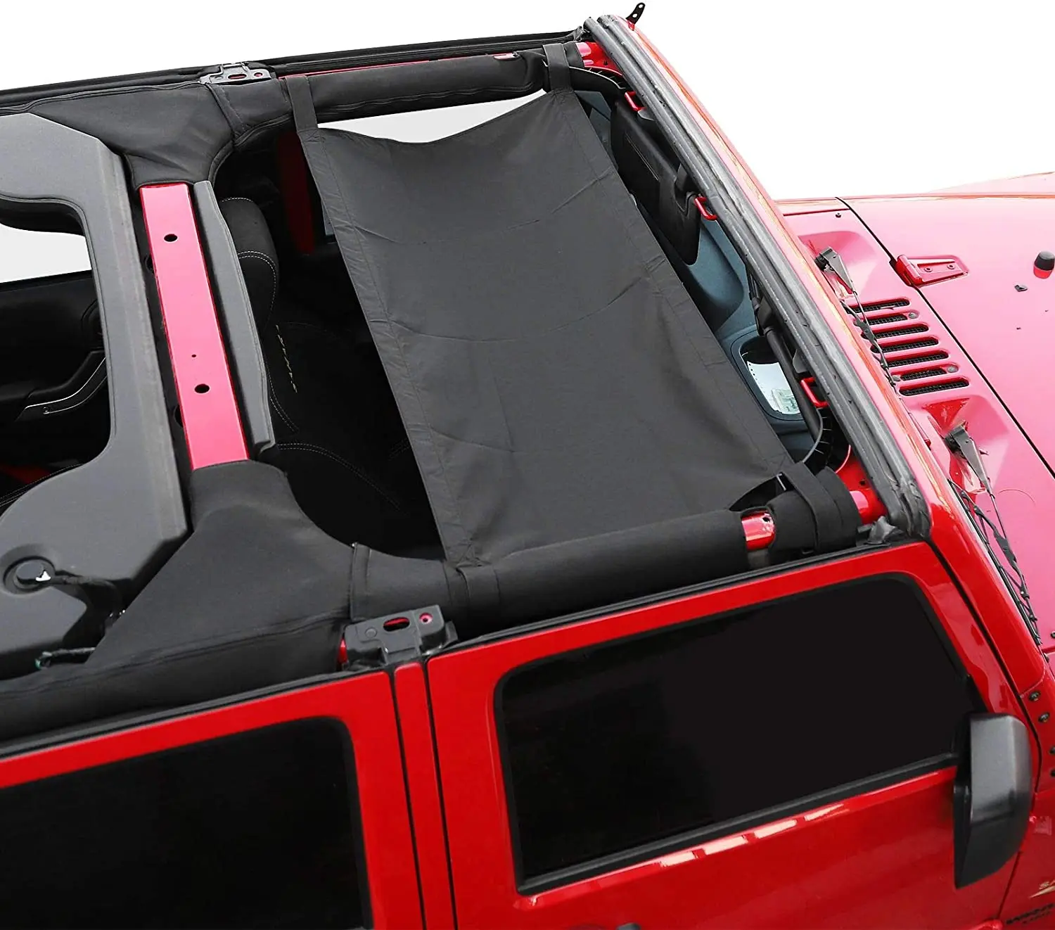 Amaca per tenda parasole per tetto auto per Jeep Wrangler & Wrangler Unlimited 1987-2020 LJ,YJ,TJ, JK, JKU, JL,JLU