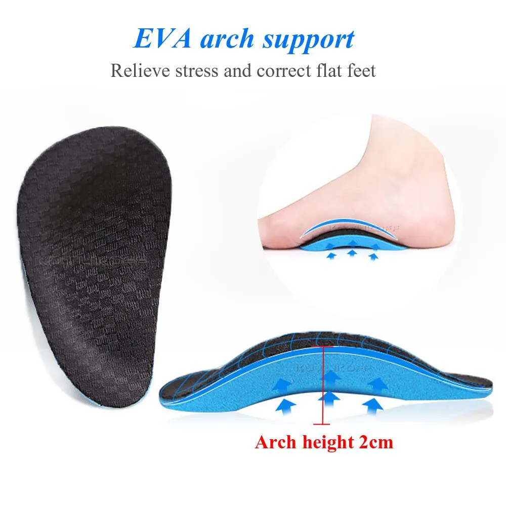 Eva Platte Voeten Arch Ondersteuning Orthopedische Inlegzolen Pads Voor Schoenen Mannen Vrouwen Voet Valgus Varus Sport Inlegzolen Shoe Inserts Accessoires