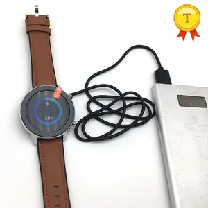 Hochwertiges magnetisches Ladungskabel für L8 L9 L5 L11 IWO26 Smart Watch Armband 2 Pins 4mm Schwarze Stromladedatenbanken 6 Hauptverkaufsladegerät Iwo W26 - №2