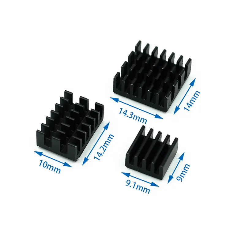 Raspberry Pi 4B Geanodiseerd Kleur Radiator Moederbord Ic Radiator Riem Terug Lijm