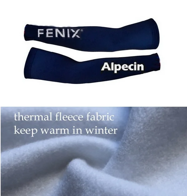 

Зимняя одежда с ворсом, теплые 2020 ALPECIN FENIX PRO велосипедной команды Armwarmer с защитой от УФ лучей Ciclismo митенки для одна пара Размеры S-3XL
