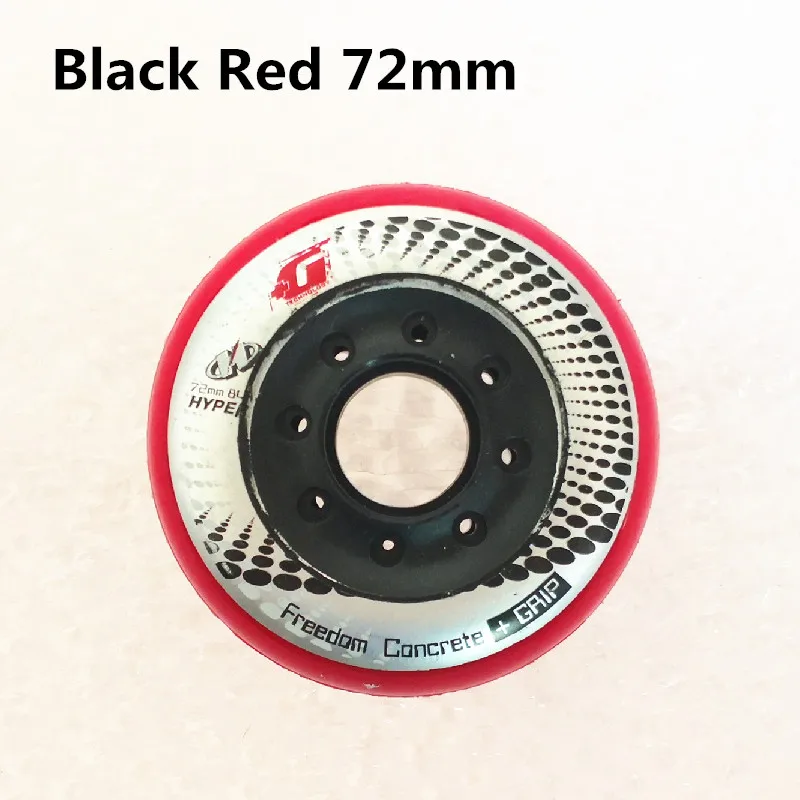 8 szt Hyper+G GRIP Concrete Inline Roller Skates Wheel, 84A FSK Slalom Braking Skating dla SEBA HL High WFSC Powerslide RB Wheel — zdjęcie 6