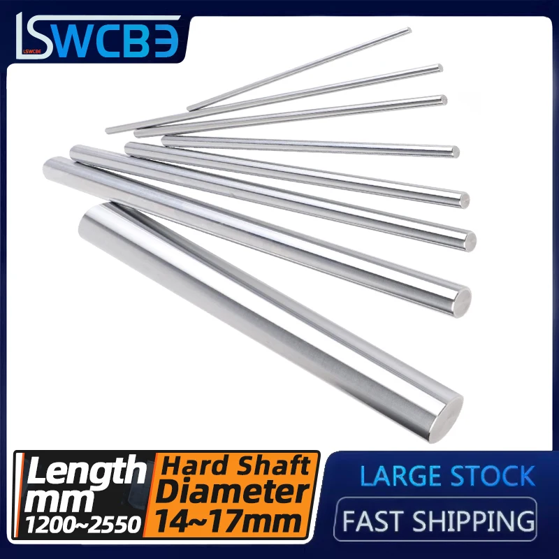 Optical axis linear guide piston rod chrome-plated rod hard shaft guide shaft round rod diameter 8 14 15 16 17mm any length