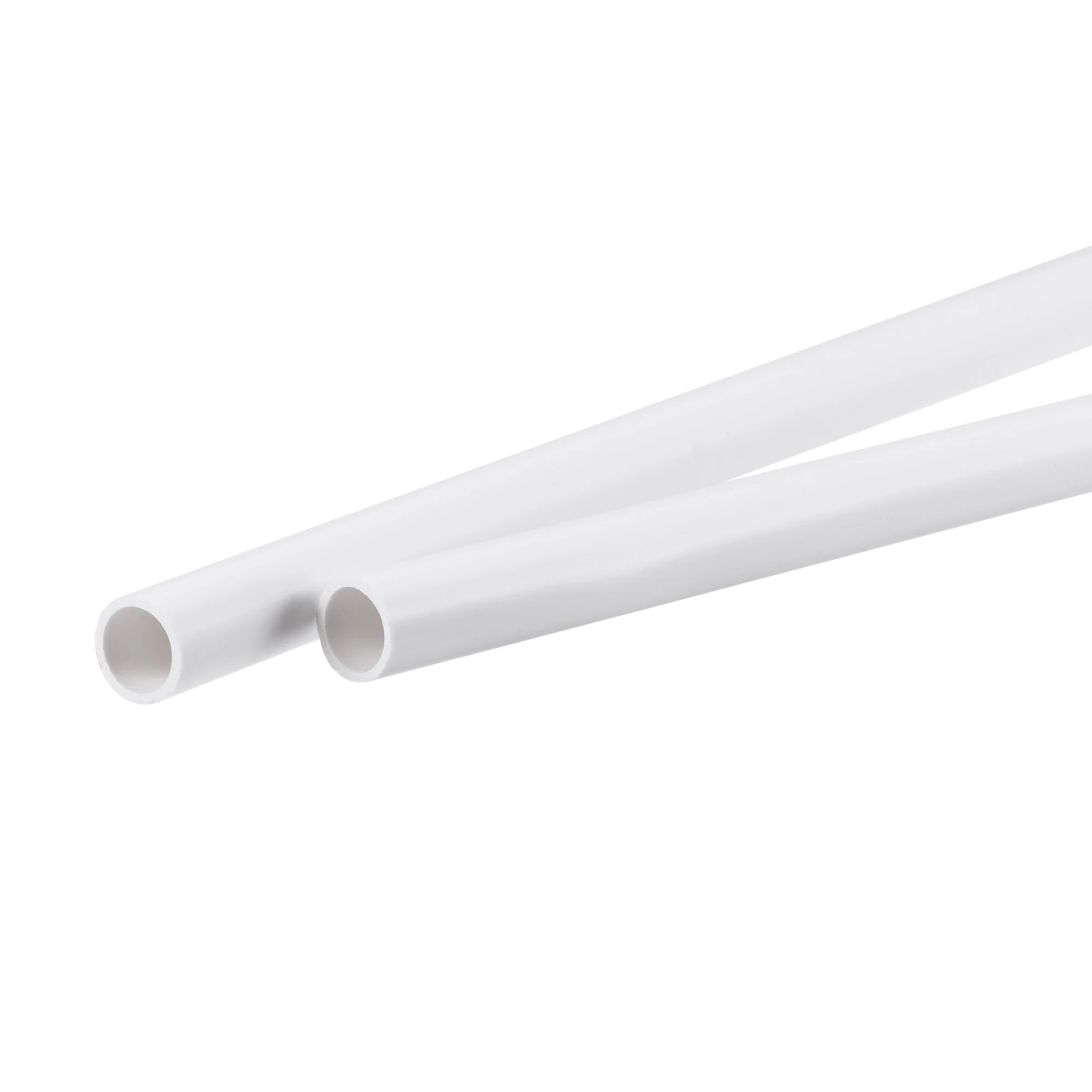 Uxcell PVC Pipe Round Rigid Plastic Tube 5/16" ID 20" White for Water Pipe,Crafts,Decoration,Cable Sleeve 2 Pack