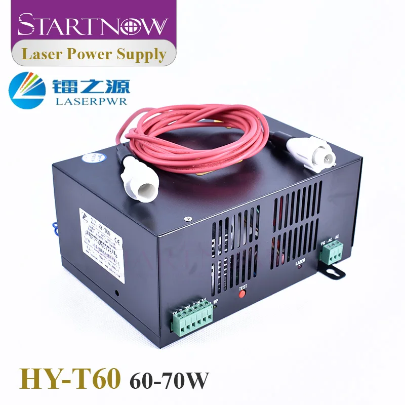 

Startnow HY-T60 CO2 Power Supply Device 110V 220V For 60W 70W CO2 Laser Tube Source Laser Cutting Machine Parts HY 60W Generator