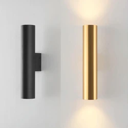 Led Wall Lamps Indoor Hotel Bedside Wall light 30cm White Golden Black For Bedside/ Living Room/Aisle sconces Surfaced mount