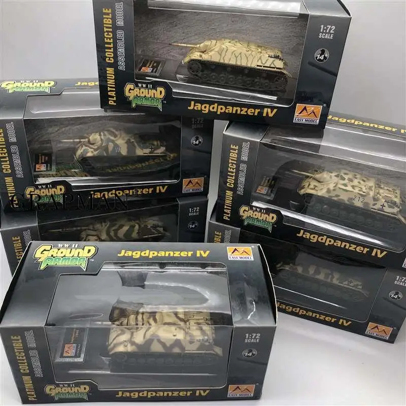 1/72 WWII German Jagdpanzer IV Tank Germany Army Jagd Panzer Tank 1945 Finished Model Easymodel Toy