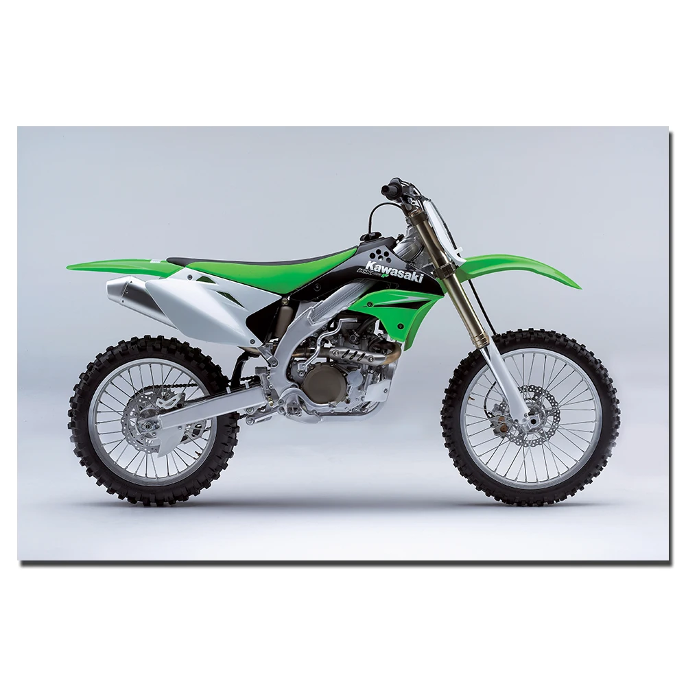 Kawasaki KX450F Sport Bike Posters Wall Art Canvas Prints Decorative Paintings for Home Decor