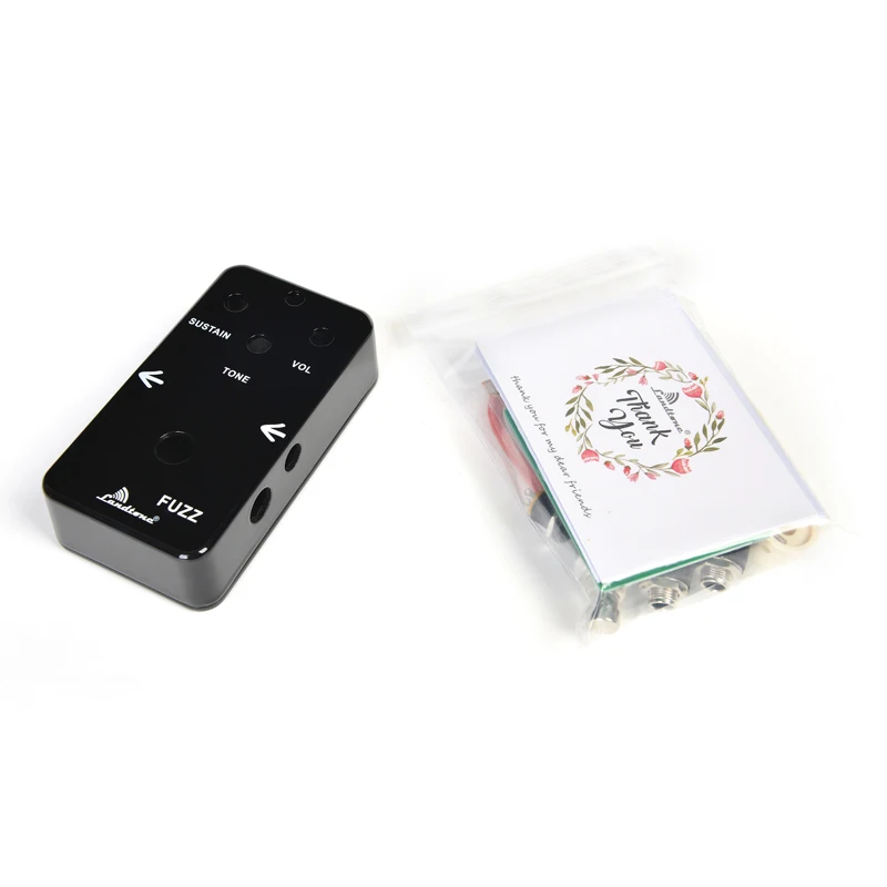 

DIY LANDTONE Black Fuzz Guitar Pedal Kits With 1590B Style Aluminum Box and 3PDT Foot Switch True Bypass Free Shipping