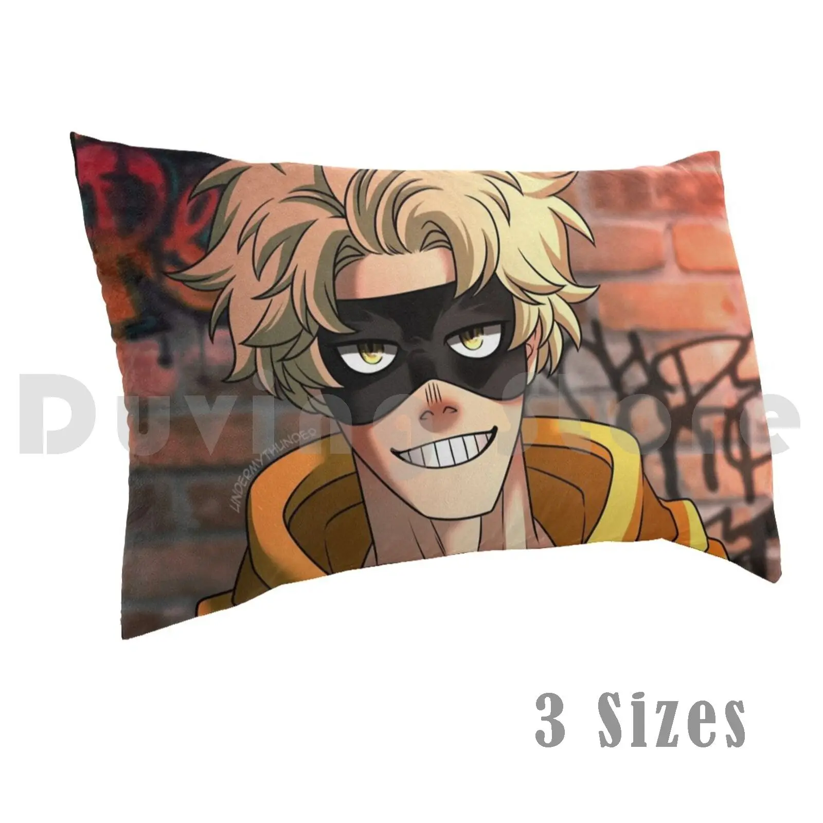 Pillow Case Fatgum Hat Mha Bnha Boku No Hero Academia Kacchan Bakugou Bakugo Todoroki Deku Midoriya Izuku