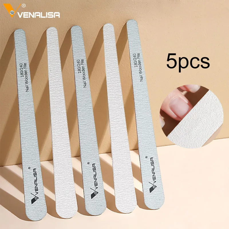 Venalisa Nail File 5pcs Buffer Double Side Of The Nail File Buffer 180/240 In The Nail Art Venalisa Nail Art Tools