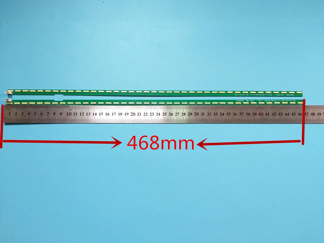 Imagem -03 - Barras de Matriz Led para tv Tiras de Luz de Fundo Kit Matrix Bandas de Lentes Led 43 V15 Art3 Fhd Rev1.1 Lc430euefh 43lx341c 43lx310c