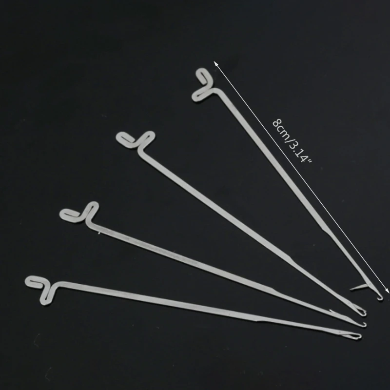 10 Pcs Crochet Threader Beading Needles Stringing Tool DIY Jewelry Making 80mm