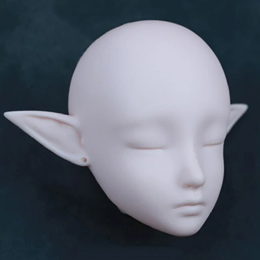 Unpainted 1/3 BJD Doll Head Mold without Make up DIY Dolls Body Parts