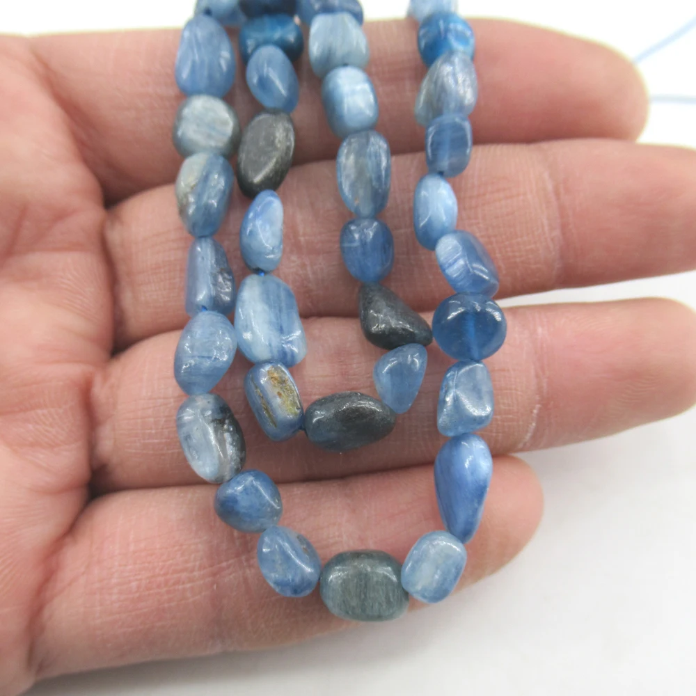 APDGG Natural Blue Kyanite Beads Nugget Freeform Real Gems Stone 15\