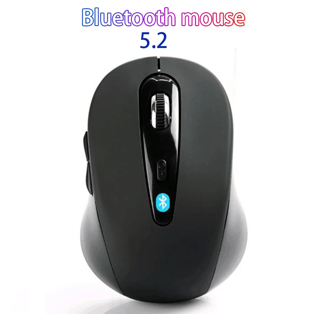 Wireless Bluetooth Mouse 2.4GHz PC Gaming Mice 1600DPI Adjustable Ergonomic Mouse for Laptop/ PC Computer