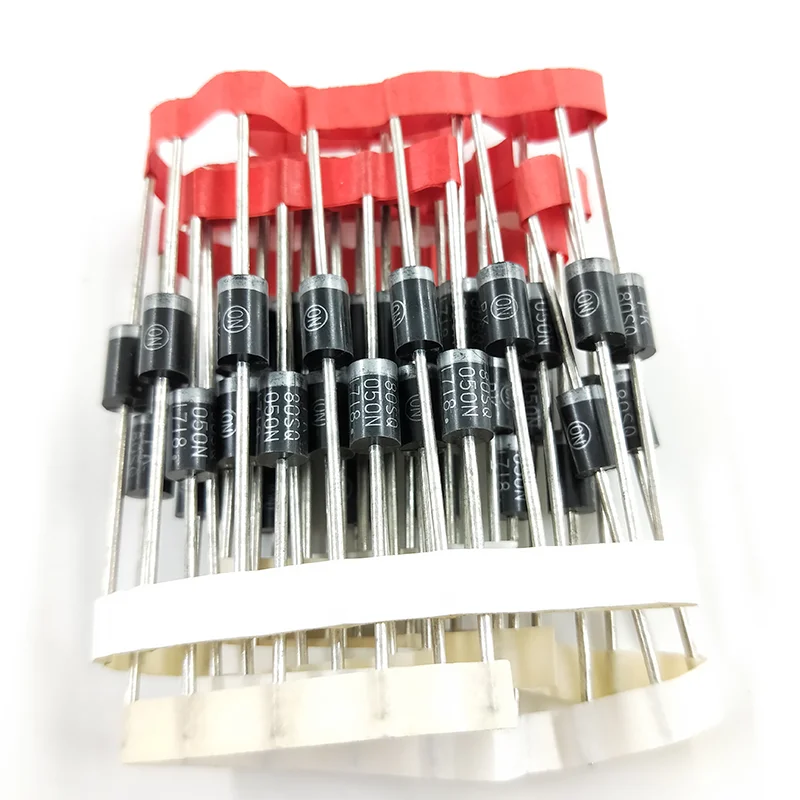 20 개/몫 80SQ050N DO-201AD 8A 50V