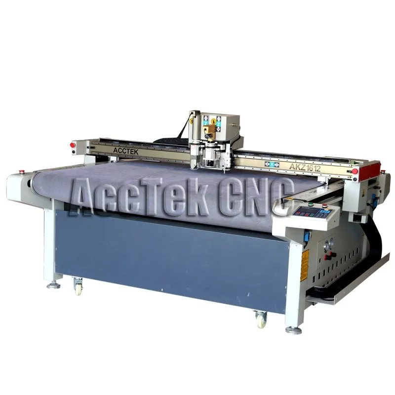 Cortadora de cuchillos con vibración CNC de varias cabezas, doble cabezal para espuma de PU, caja de cartón de goma cortada