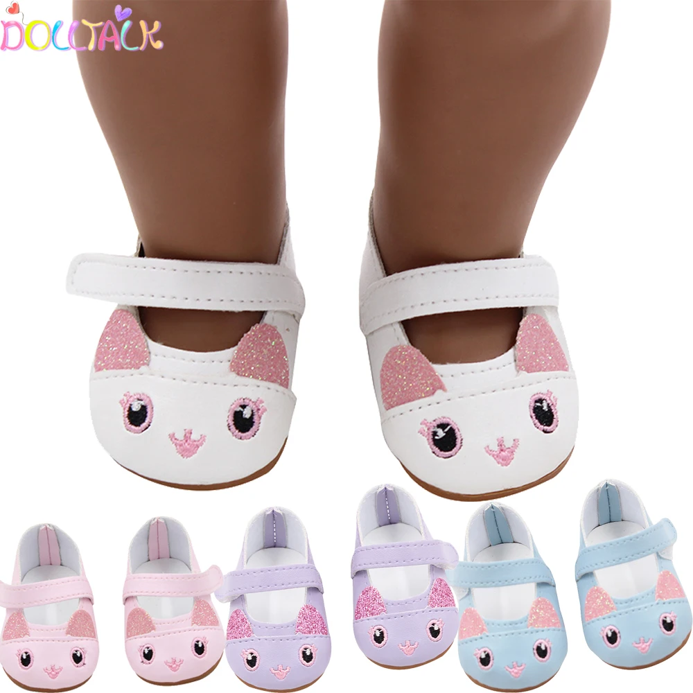 Zapatitos De Conejo Para Muñeca De 18 Pulgadas – Planos Y Súper Chic Para Vestir A Tu Muñeca Favorita (Talla E)