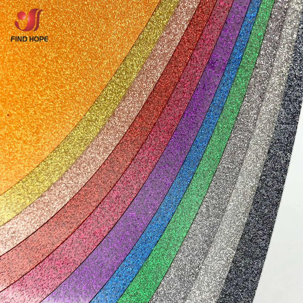 Glitter Heat Transfer Vinyl Iron On Tshirt Vinyl 6 Assorted Color HTV Printing Heat Press Film Easy to Cut Decor DIY for Cut - view 6