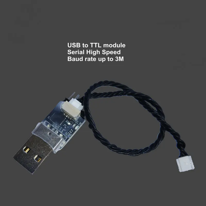 Nutt usb ao módulo de ttl, porta serial, taxa de transmissão de alta velocidade até 3m, apropriado para o nosso uwb tof, etc.