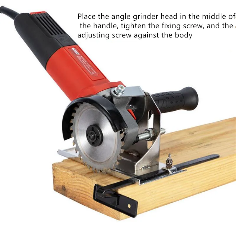 เครื่องบดมุมฐานเปลี่ยนตัดวงเล็บเดสก์ท็อป Universal Multifunctional Fixed Heavy-Duty เครื่องบดเครื่องมือเปลี่ยน