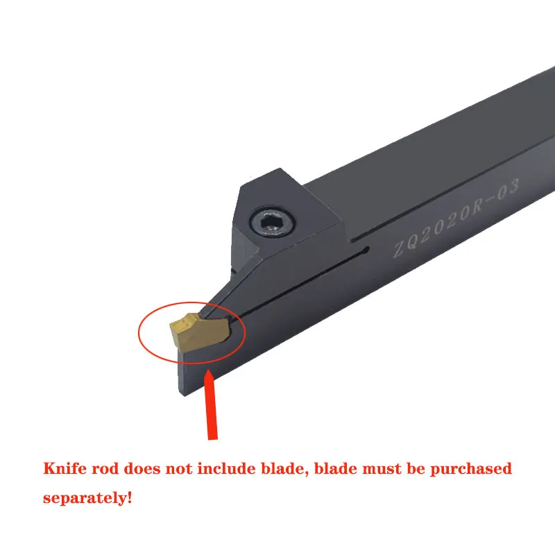 CNC Cutting Tool Bar ZQ1616R/2020R/2525R-02-03-04-05 Lathe Outer Diameter Grooving CNC Outer Circular Grooving Cutter Bar