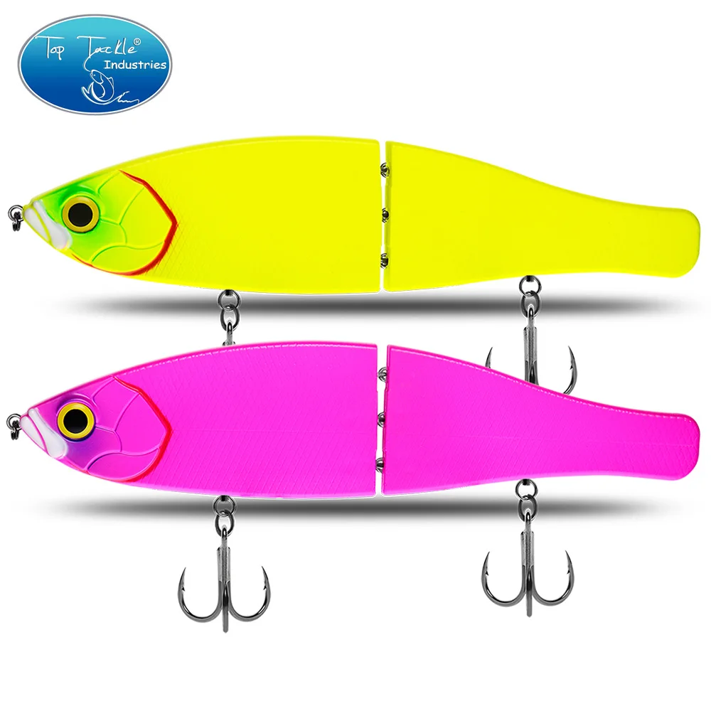 Swimbait articulado de hundimiento lento para lubina – Topwater - imagen 2