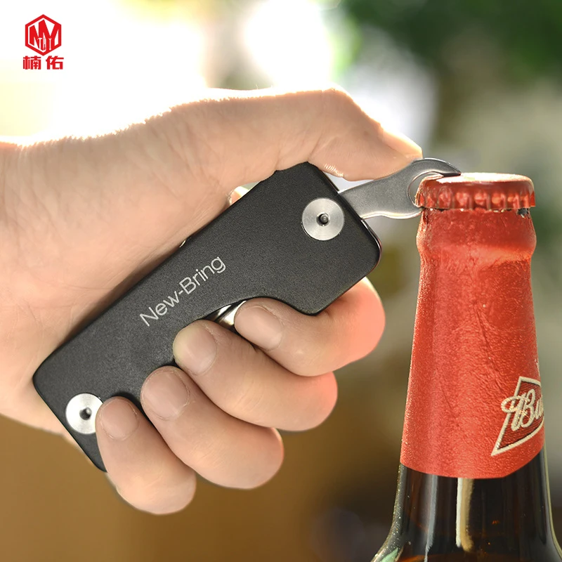 1PC Aluminum Alloy Key Storage Clip EDC Keychain Aluminum Alloy Key Storage Box Key Wallet