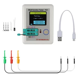 LCR-TC1 TC1 Colorful 3.5inch TFT Screen Multifunctional TFT Backlight Transistor Tester For Diode Triode Capacitor Resistor Test